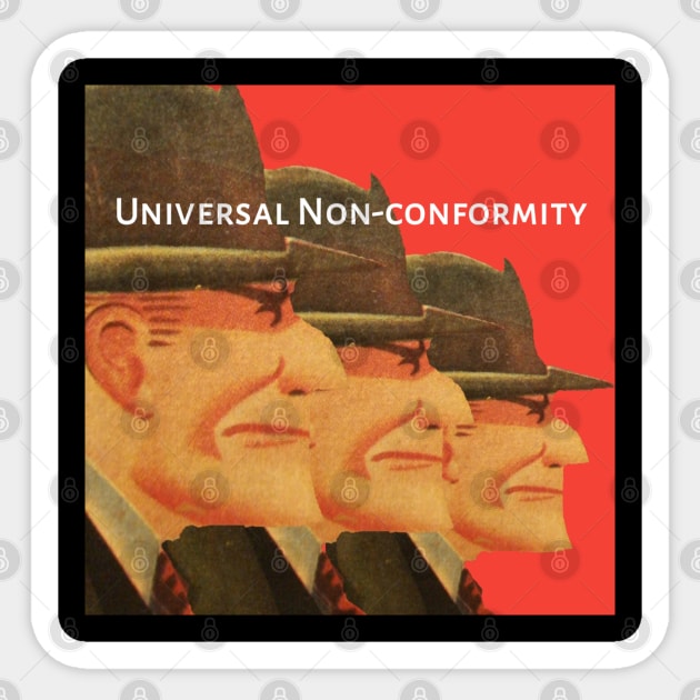 Conformity Sticker by Borges